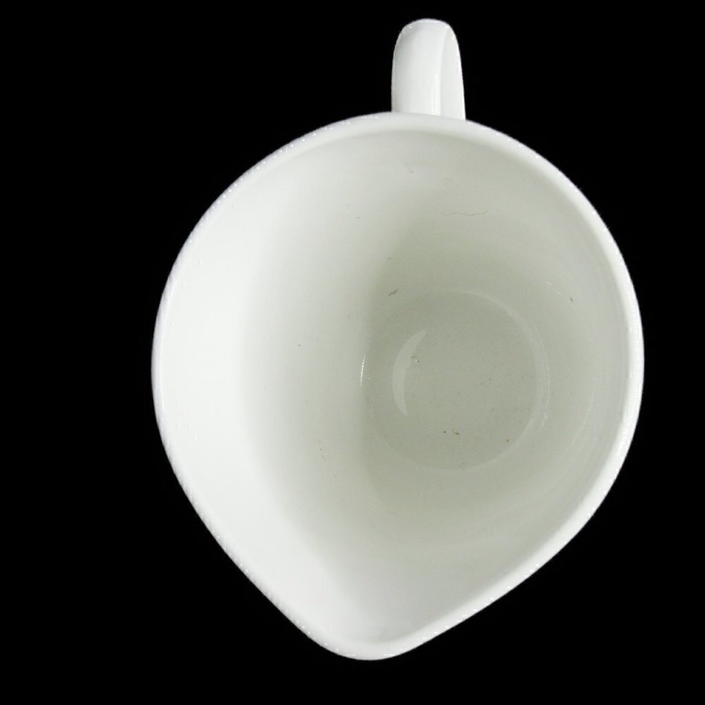 Corning - Centura - White Coupe Creamer - Picture 2 of 6